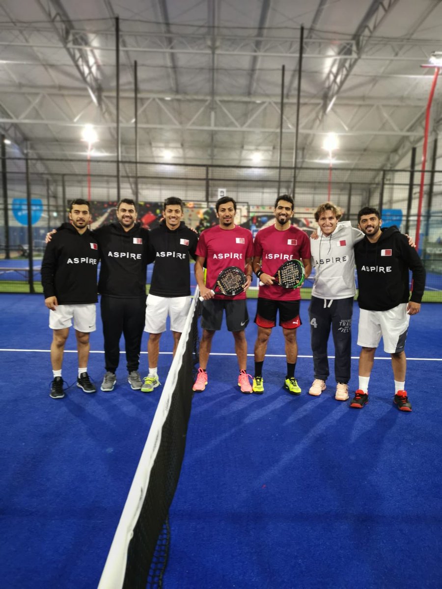 PadelQatar's tweet photo. Congratulations Qatar Team! 3rd position in Asian Cup in your first participation. We are so proud of you! 🇶🇦🥉🙌🏻

Qatar team was defeated in semifinals against Australian Team, the Champion, in the last match, surprising everyone for the level shown

#padel #Qatar #asianpadelcup https://t.co/brY2QwOyzF