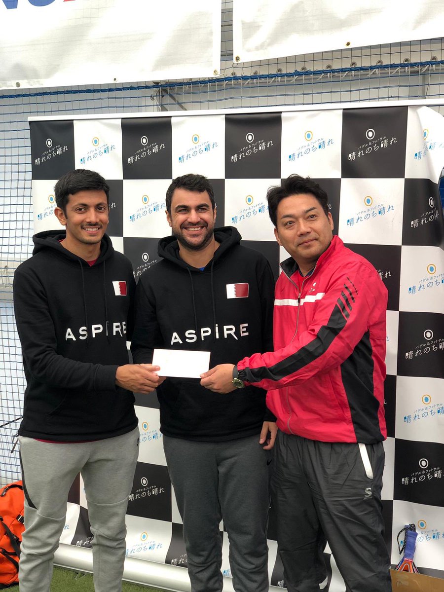 PadelQatar's tweet photo. Congratulations Qatar Team! 3rd position in Asian Cup in your first participation. We are so proud of you! 🇶🇦🥉🙌🏻

Qatar team was defeated in semifinals against Australian Team, the Champion, in the last match, surprising everyone for the level shown

#padel #Qatar #asianpadelcup https://t.co/brY2QwOyzF