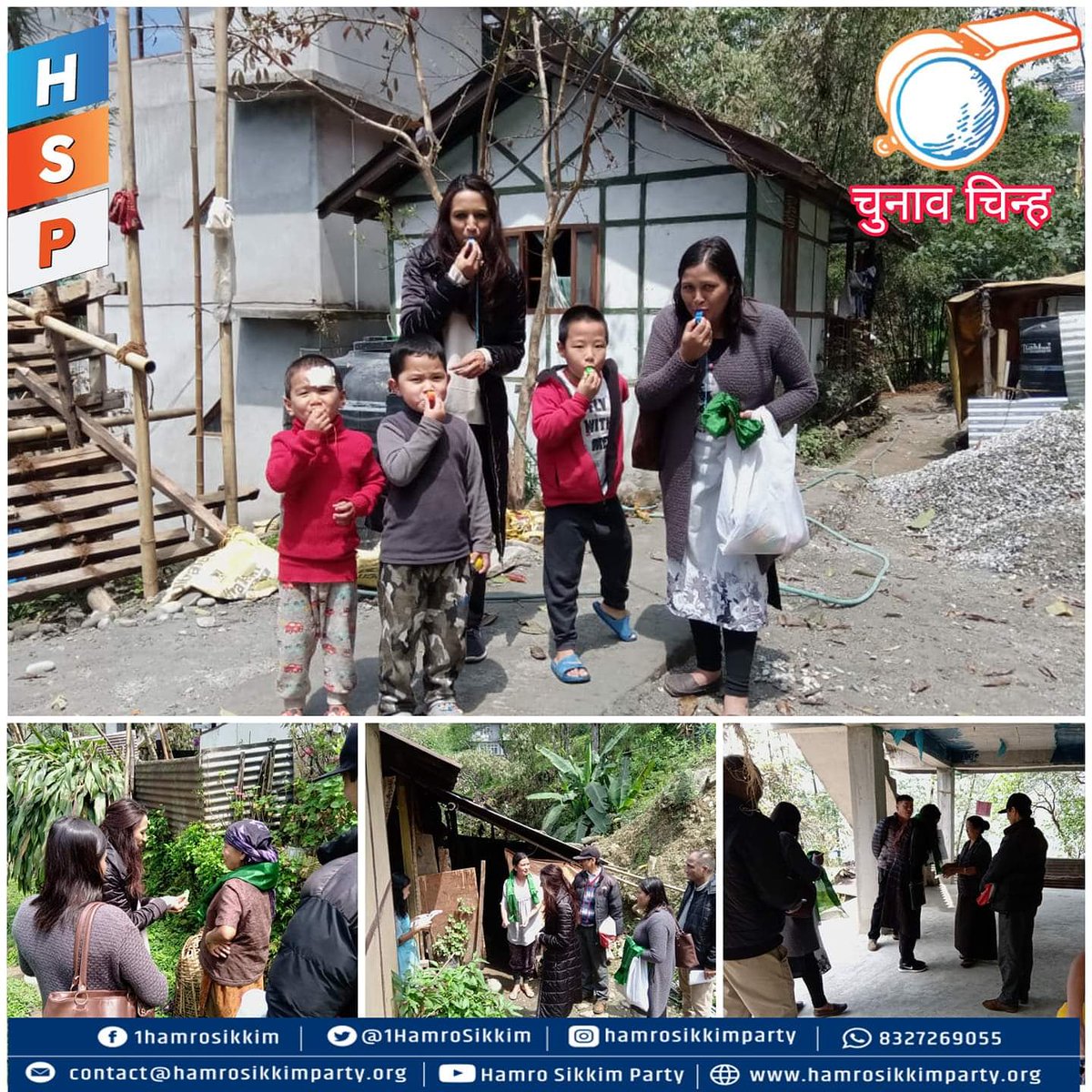1HamroSikkim's tweet photo. Hamro Sikkim Party president and candidate from Upper Tadong, Dr. Bina Basnett is winning hearts of all age groups be it kids, youth, women or elders. HSP is winning Upper Tadong with huge margin.
#VoteForBina #VoteForHSP #PressWhistleButtonOnEVM https://t.co/PrCyNrFeZS