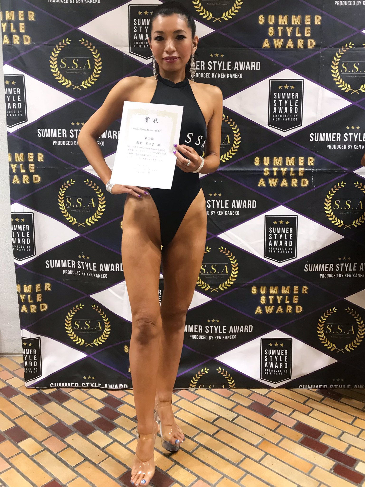 summer style award ビューティフィットネスモデルモノキニ summer style award ビューティフィットネスモデルモノキニ