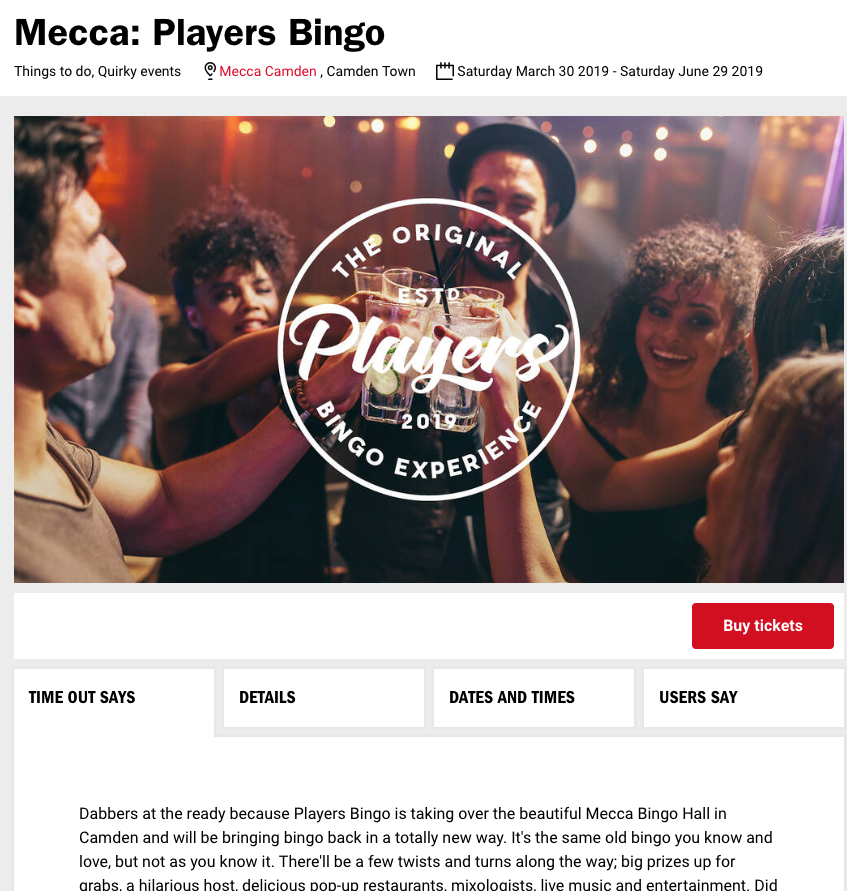 Players Bingo tweet media