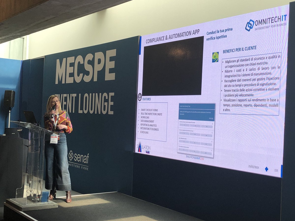 Nicotra62's tweet image. #omnitechit presenta a #MECSPE2019 @CelaniSilvia di @omnitechit on stage! Smart Quality Mgmt a tutto tondo per mettere le #imprese sui binari della #crescita! Con gli Skills giusti! Contatta Silvia per conoscere meglio la ns offerta!