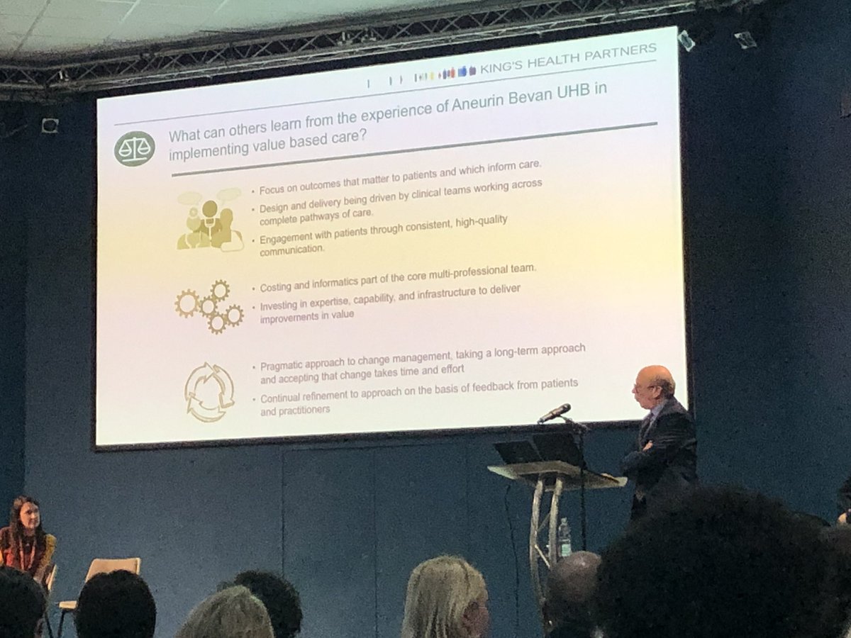 chloe_iw's tweet photo. Prof. John Moxham explaining why @VAbuhb are so far ahead in Value Based Healthcare and what others can learn from the programme. #ABUHBValue https://t.co/3muz7HL3VD