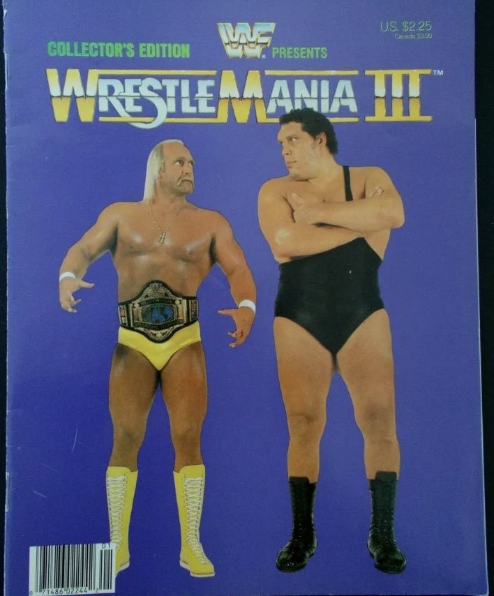 darrenrovell's tweet image. 32 Years Ago Today: @HulkHogan body slams Andre The Giant in Wrestlemania III in what is arguably the greatest day in WWF history, in front of 93,000 at the Pontiac Silverdome.