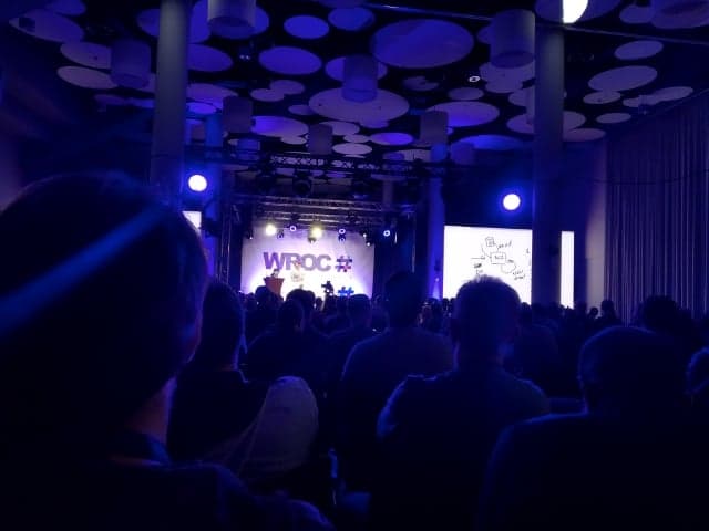 vimanet's tweet photo. We are on @WrocSharp and we don't need glasses, cause we can C#  🤓
#wrocsharp https://t.co/BwhPHdH6Nh