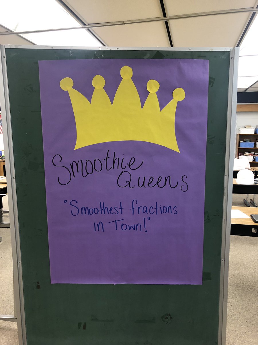 “The smoothest fractions in town!” Fraction smoothies and science mixture trail mix! @shilahstiff <a href="/MBESBears/">Margaret Beeks Elem</a>