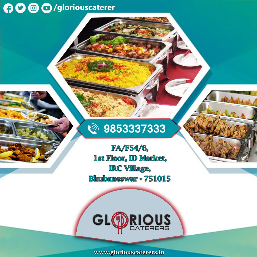 #catering, #caterers, #weddings #events #eventstylingkl #eventscatering, #Bhubaneswar , #bhubaneswarcatering, #gloriouscatering, #bestcatering. 
@BBSRBuzz @discoverbbsr @TOIBhubaneswar @BSCL_BBSR 
Get the best catering in Bhubaneswar: Glorious Caterers, Your caterers.
