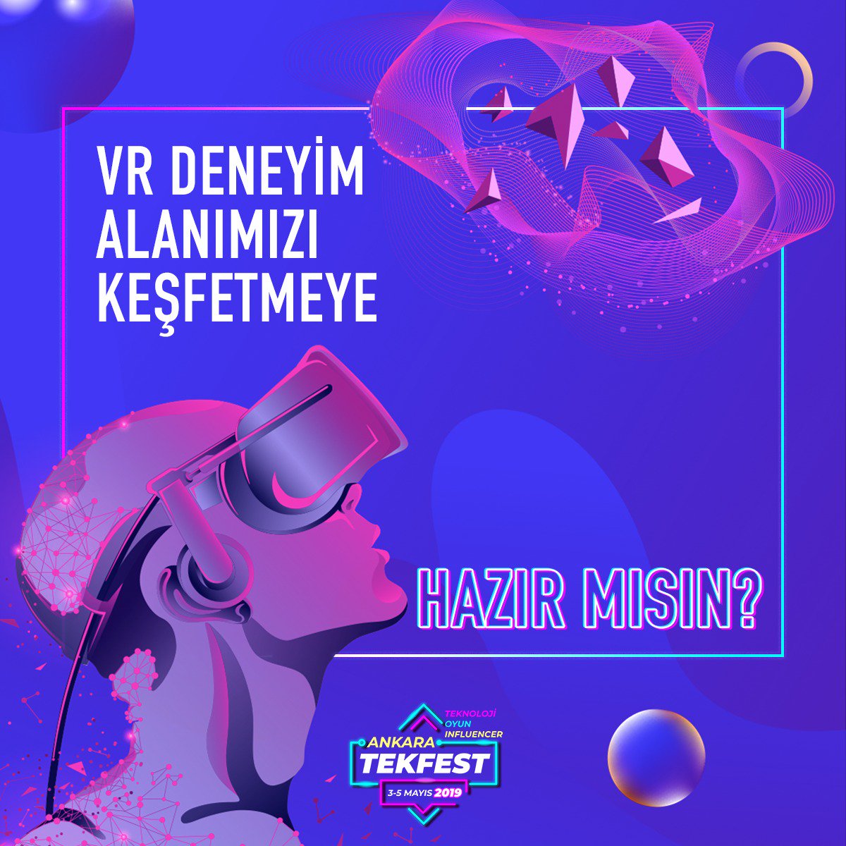 tekfestankara's tweet photo. Birbirinden heyecanlı oyunları ve maceraları gerekmişçesine yaşamak ve unutulmaz anlara tanık olmak için Tekfest VR Deneyim alanlarını kaçırmayın. Linke tıklayarak biletinizi almayı unutmayın! 🎟️🎟️👇👇
https://t.co/qKKcHwhjsK 

#tekfest #oyun #vr #festival #teknoloji https://t.co/zIr1cGQw6w