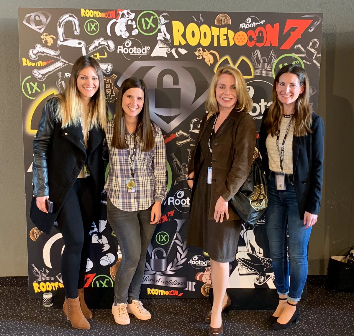 karengc13's tweet photo. Happy to be in #Rooted2019 with extraordinary women in #cybersecurity. #wics #wicspain #Rooted2019 #womenincyber @monivalle @yoya_sc https://t.co/Wykxi75NZ0