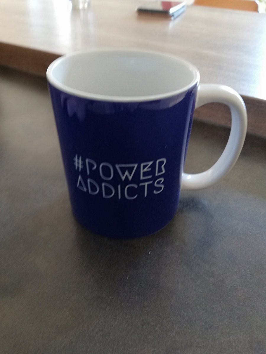 PapaRiedel's tweet photo. Yesssss! My #powermug has arrived! :-) now I'm waiting for the #powershirt :-) @LuiseFreese #PowerAddicts #communityrocks https://t.co/DyTTUsnmYo