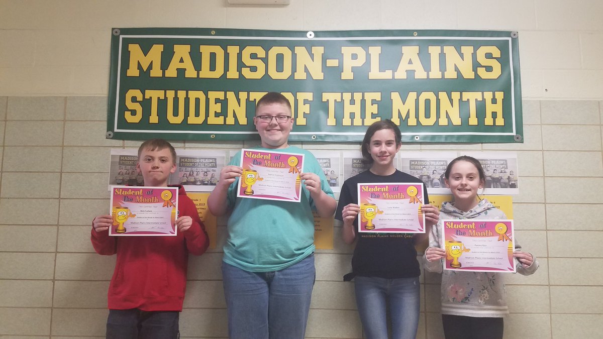 madisonplainsk6 Congratulations to our Intermediate students for the month of March. <a href="/Mr_Eisler/">Chad Eisler</a> @picktownchipz