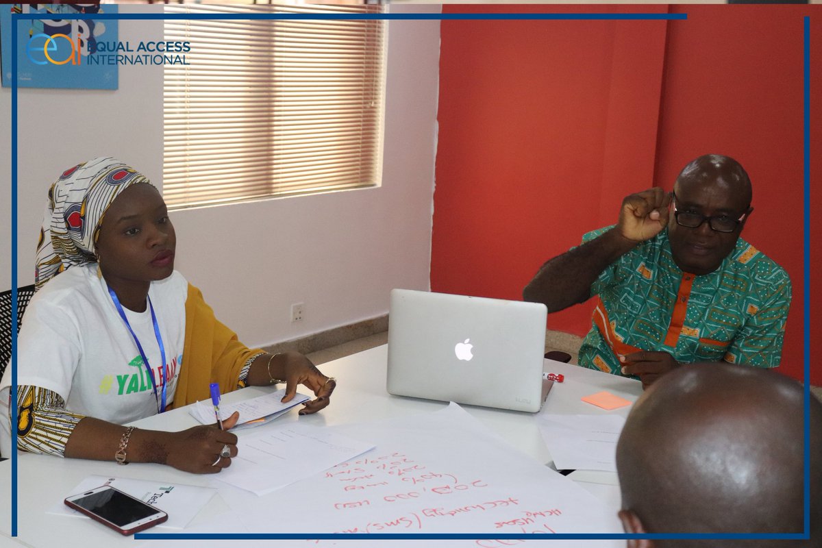 EAI_Nigeria's tweet photo. #HappeningNow Day 3 of the #YaliReconnect tech camp @saadatuSMD is working with her mentor on a topic: Countering Violence extremism (CVE) and Hate speech 

#YaliReconnect #YaliTechcamp @EqualAccessIntl @EqualAccessNig @Gadpeter @mansurkurugu @MABIRIWURKUN https://t.co/JGsM3ItPMs