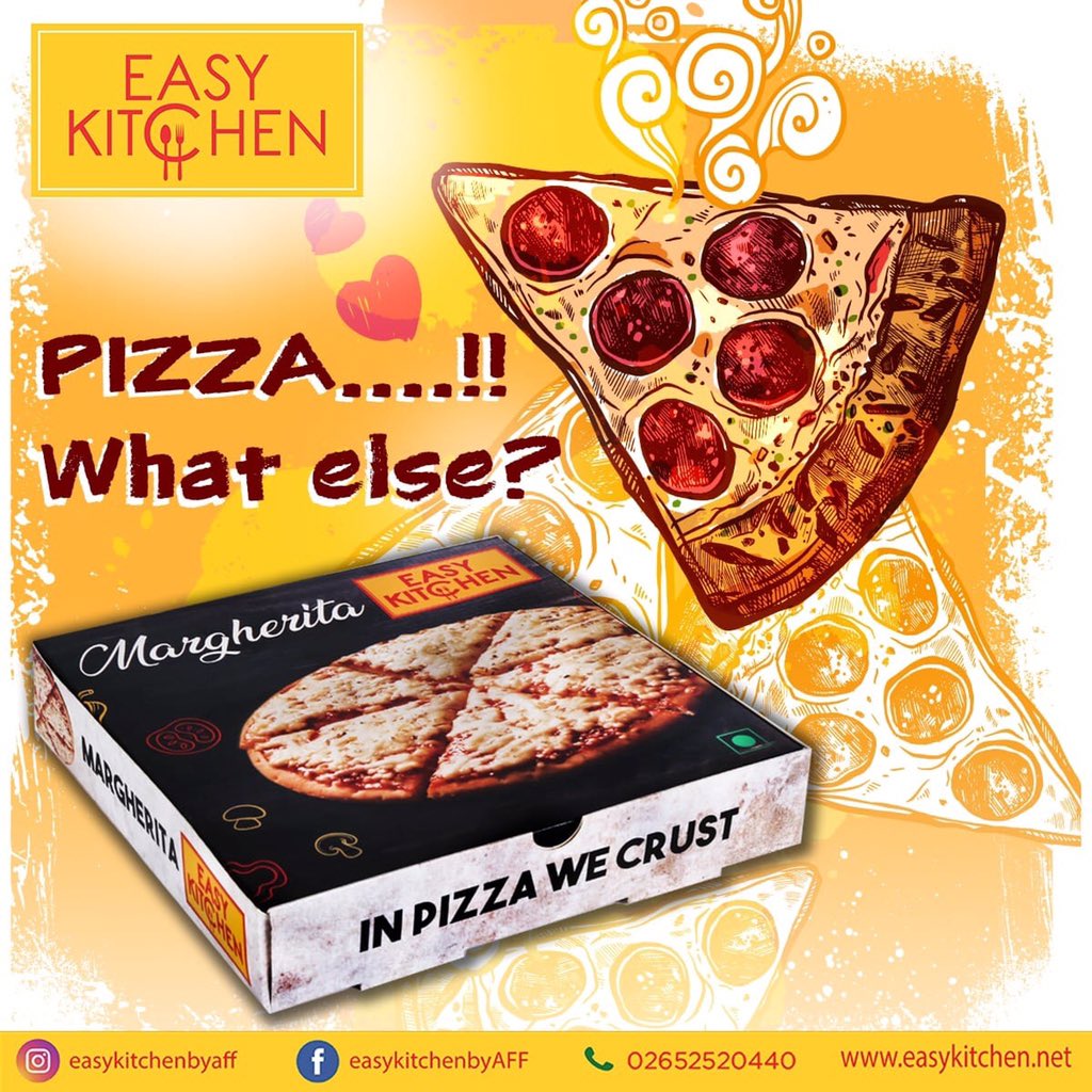easykitchen_aff's tweet photo. Piiizzzzaaaaaa....!!!!
What else you want . 
Must try our Ready To Eat Pizza.
Available in Vadodara at #TheShoppe

Call : 02652520440

Website : https://t.co/pp1EzzjHq4

Order online on Amazon India : https://t.co/wd7aTcIuUR
#food #foodie #foodporn #easytomake #readytoeat https://t.co/Ht1anouU6g