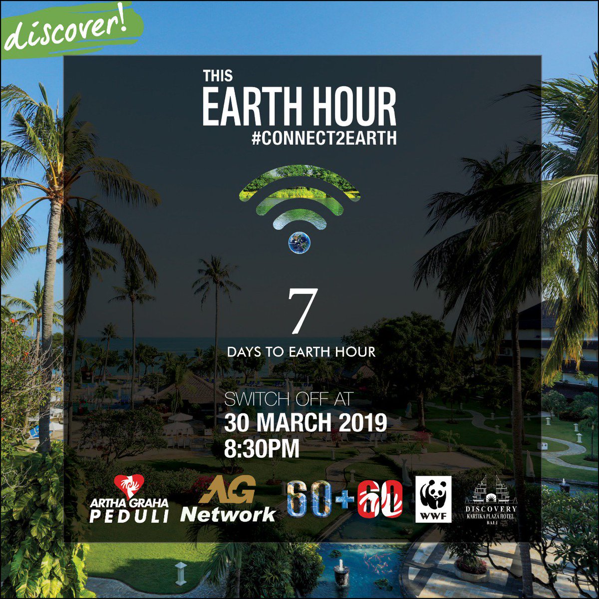 Nitabowo's tweet photo. #EarthHour2019 #EarthHour #agpearthHour #agpeduli #ChangeClimateChange #Connect2Earth https://t.co/ykguqmbdYA
