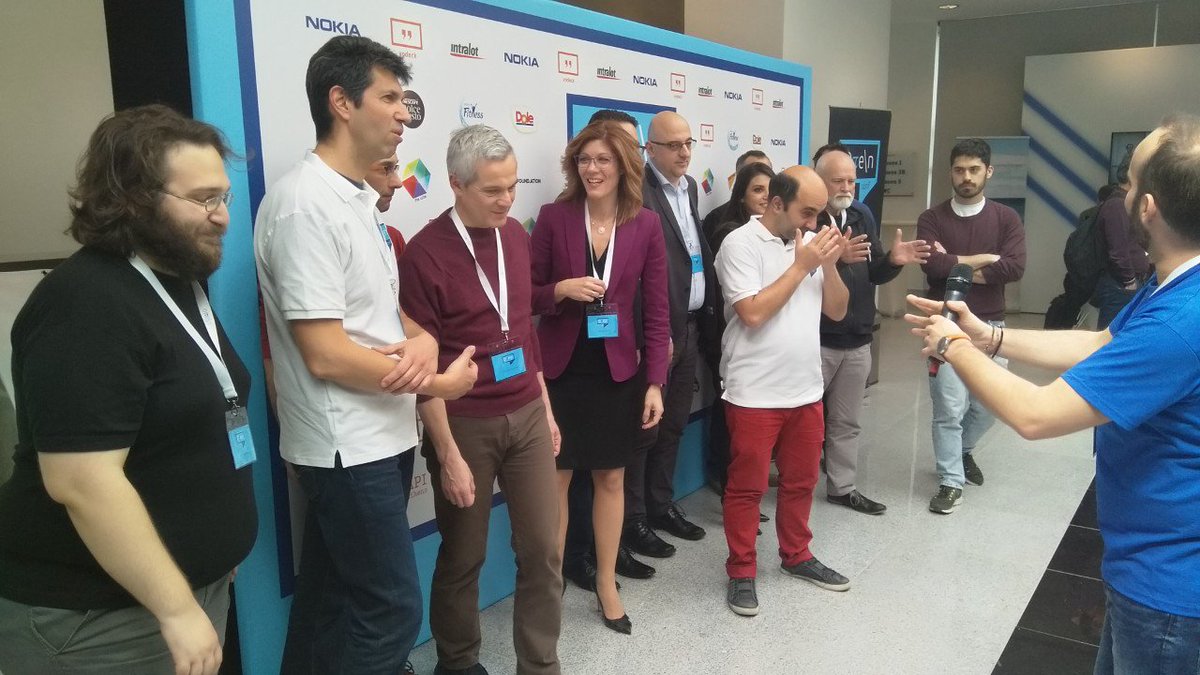 open_conf's tweet photo. After an hour of fun and joyfull lunch break, with audience interacting with #open_conf speakers behind the scenes, @parathyras takes the lead! Explains in plain language #WhatIsCloud https://t.co/el3NQO6u1J