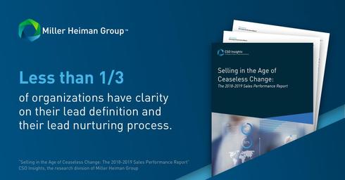 GregoryTMoore's tweet photo. More organizations had a formal lead definition in 2014 (49.7%) than in 2016 (42.6%) and in 2017 (29.5%). Find out why + how this is affecting #salesperformance➡️   https://t.co/05KpcKmIhj https://t.co/LBnOODw3pA