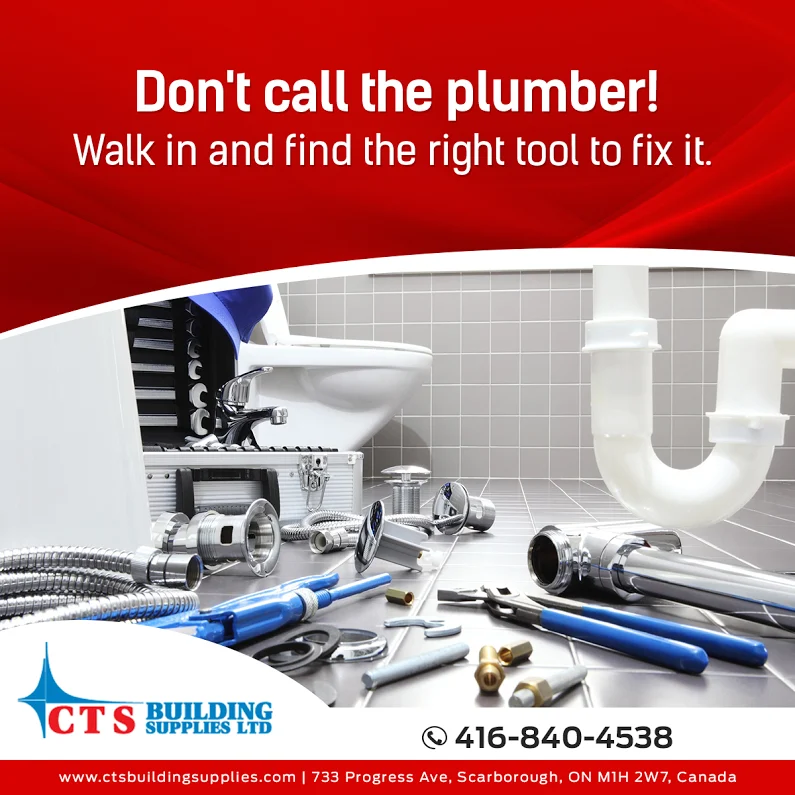 ctsbuilding's tweet photo. Plumbing issues? Worry no more as you know the one place to find the exact tools needed. From pipe fittings to draining products, we have it all. https://t.co/ksxlNzO4bY