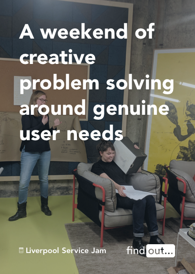 lpoolservicejam's tweet photo. Today's the day! Can't wait to see what everyone comes up with this year... 

And yes, this shows you can prototype with just about anything 😂 this trigger-happy giant phone was used last year as a prop to test out a service idea!

#GSJam #creative #problemsolving #prototyping https://t.co/tKfMz2Zlis