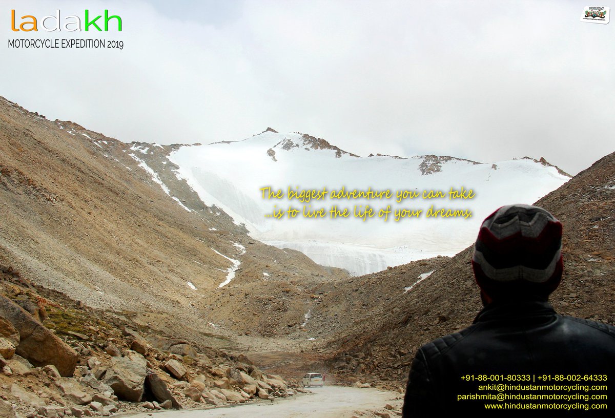 HMC_Adventure's tweet photo. What's your #dream?
Let us #ride #together to #live our #travels...

#hindustanmotorcycling #ladakh #year2019 https://t.co/98FE99TWY5