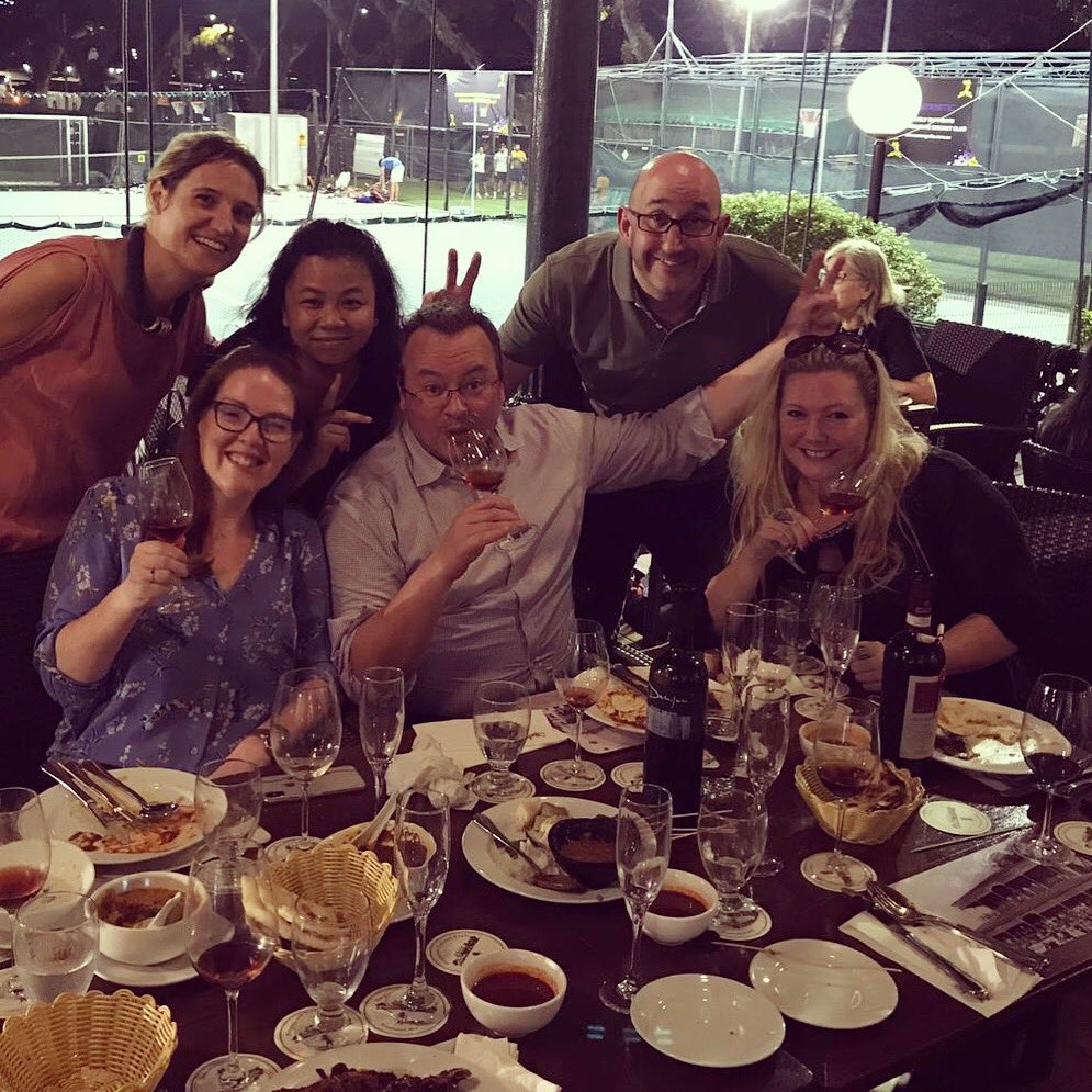 The extended BACCO family were out tonight enjoying good food and great vino 😍🇮🇹🍷 #winefamily