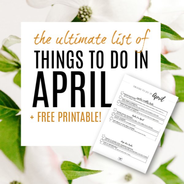 Ready for a freebie? This free printable to do list for April will help you get on track at home - and I can't wait to see how you use it! organisemyhouse.com/things-to-do-i… #freeprintable #todolist #april