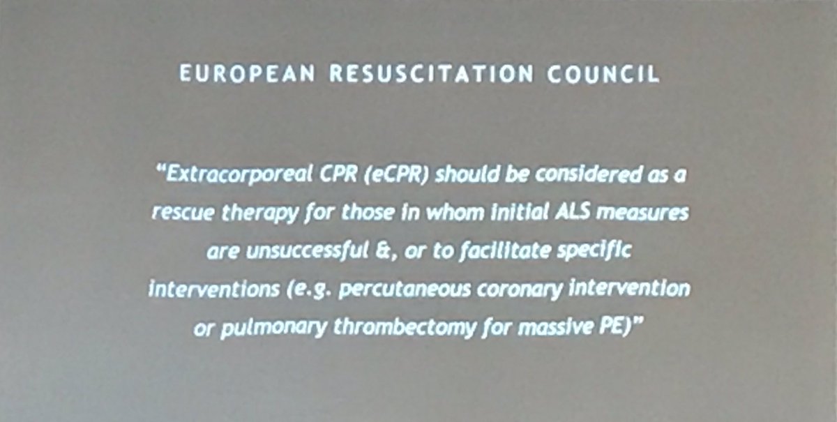 drduncanhogg's tweet photo. Critical care/ intensivists outlook of #OOHCA including #eCPR / #ECMO by Drs Sam Patel and Duncan Wyncoll at #BCISStudyDay
Complex, involved and expensive clinical care, but experience and data starting to refine optimal application to improve outcomes. #CardioEd #Cardiology https://t.co/MTs9G2mtBN