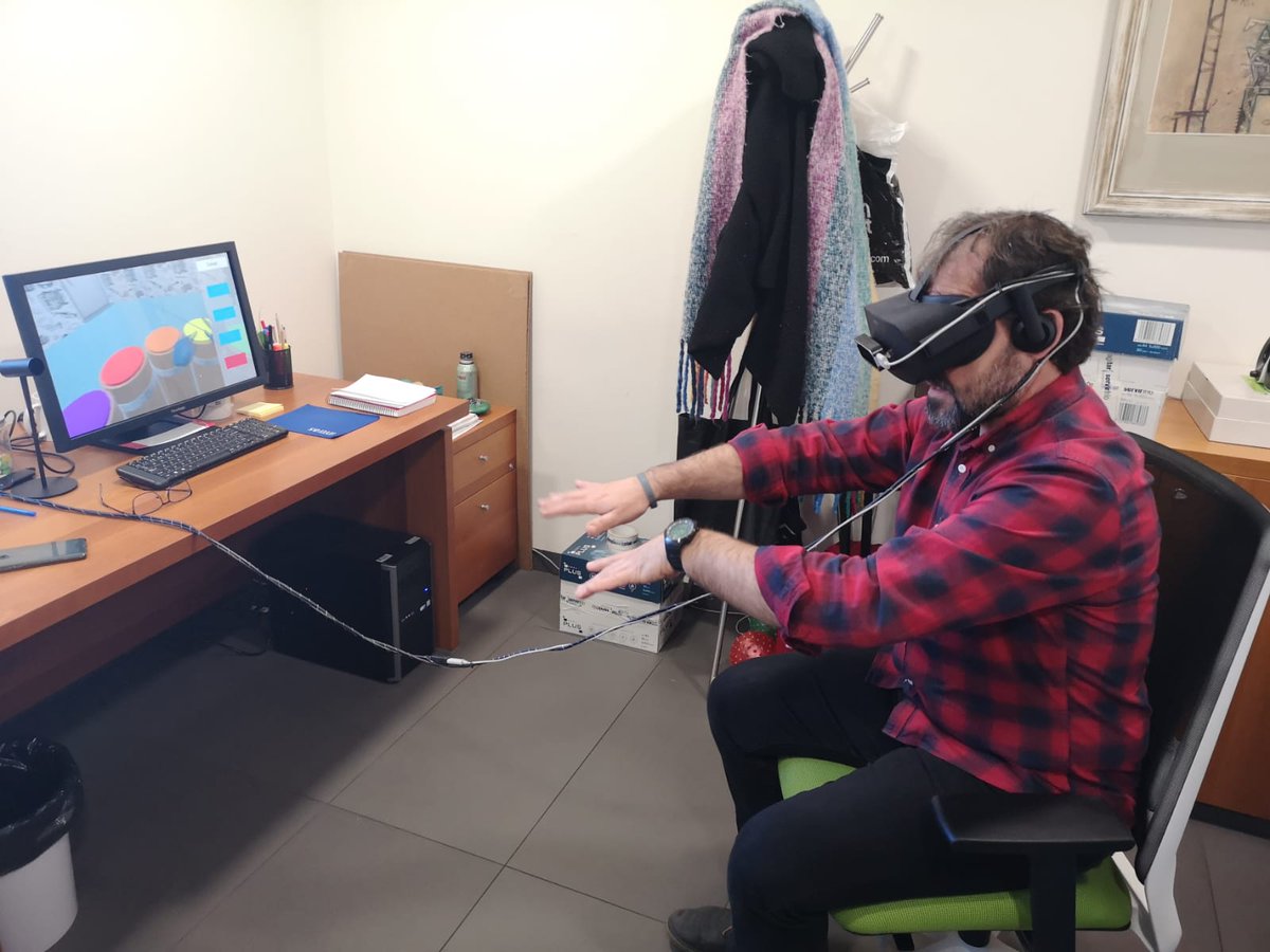 fintras's tweet photo. Nos encantó la sesión de experimentación con los socios del proyecto  #MindInclusion 2.0 @EUErasmusPlus para darles a conocer nuestro sistema de terapia #multisensorial en entornos #virtuales #viltis https://t.co/CHP75ygQmf