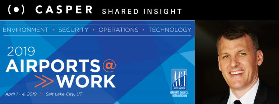 Casper_Aero's tweet photo. Meet Gregory Maxwell at the 2019 ACI Airport @Work Conference in Salt Lake City. https://t.co/TtO2ojqBPX
