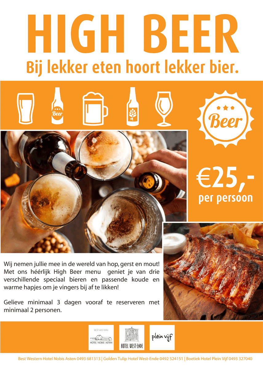 Partyplanner01's tweet photo. Ons #HighBeer menu is een echte aanrader!! https://t.co/1ILLMvdOgH