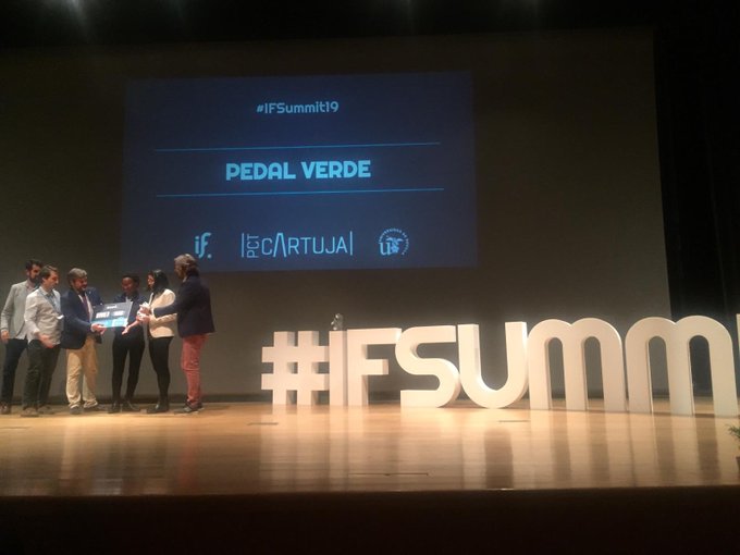 aemprende's tweet photo. .@aemprende estuvo ayer en #IFSummit19 a través del stand #CátedrasAEmprende de la @unisevilla.
👏Enhorabuena a #PedalVerde de la @ujaen, premio #innovación.
¡Enhorabuena a todos los galardonados y a los participantes‼ @ideasfactory @PCTcartuja
#Emprendimientouniversitario https://t.co/TgitilQ1po