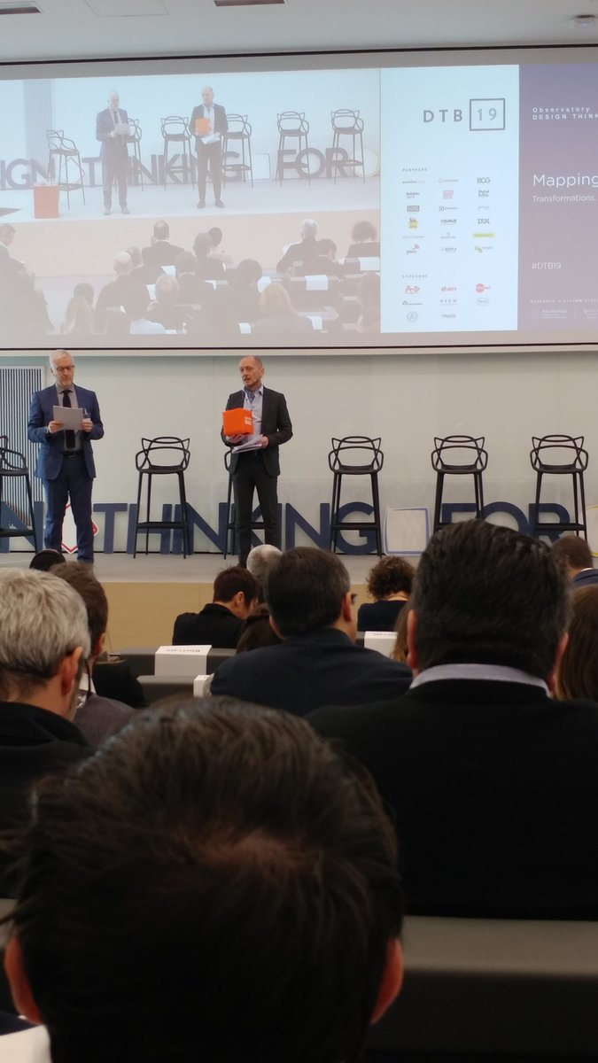 DESIGN THINKING FOR BUSINESS - "La tecnologia è solo un mezzo per creare innovazione per business che abbia senso per le persone." 
Oggi siamo al Politecnico di Milano per il terzo Osservatorio sul Design Thinking.
#designthinking #polimi #dtb19
