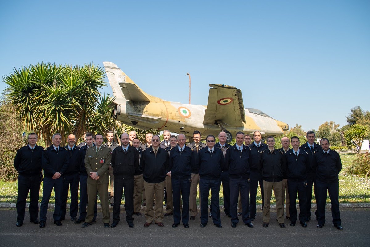MSCOE_NATO's tweet photo. A large delegation from @MSCOE_NATO visited the @ItalianAirForce Flight Test Centre and Airspace Control Training Centre in Pratica Di Mare Military Airport yesterday.
#Simulation #collaboration https://t.co/zQaYsTbzCq