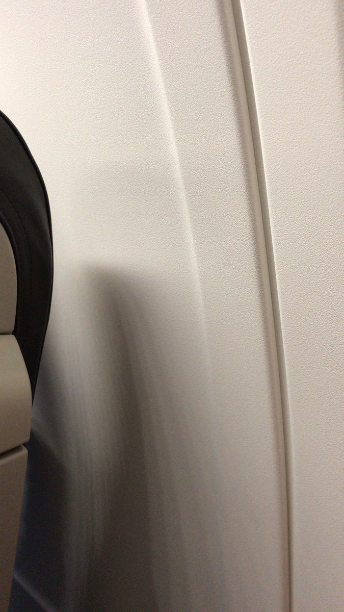 Just got on a flight to Zurich and I have a window seat with no window ..