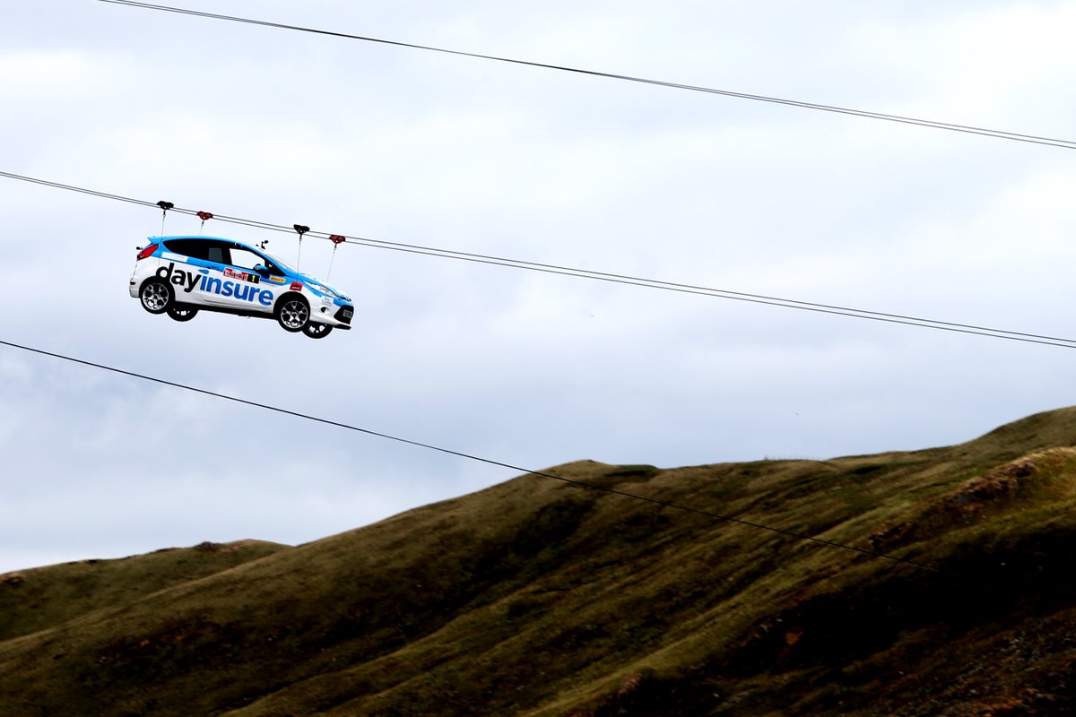 WRCScotland's tweet photo. We a flying high this morning! 

Our #Skydriver stunt from last summer picked up another gong last night, this time a prestigious @NewspressTweets Award!

The stunt helped to promote Dayinsure, the new stage at Slate Mountain and adventure tourism in North Wales.

#WRGB #WRC https://t.co/Zh8w0wgxH9