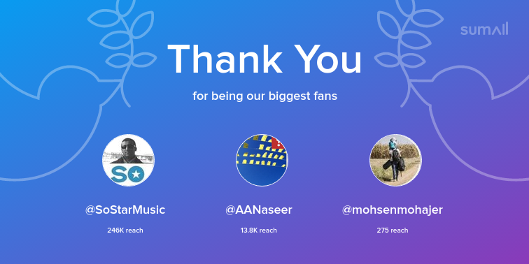 CADEDentalEd's tweet photo. Our biggest fans this week: @SoStarMusic, @AANaseer, @mohsenmohajer. Thank you! via https://t.co/4I2Mt4sFmv https://t.co/EneeYL7kOF