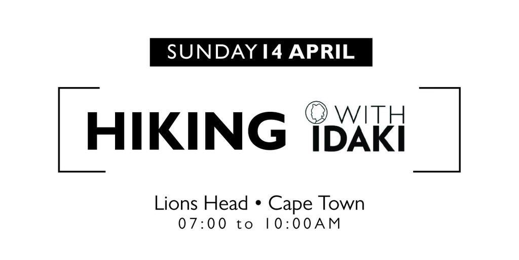 WithiDaki's tweet photo. #HikingWithiDaki  |  Hi everyone, please forgive @Bra_Daki for ukutyhuluba, he was just excited.

The date has been moved to Sunday 14th April, same time! https://t.co/gwtRuDgfuF