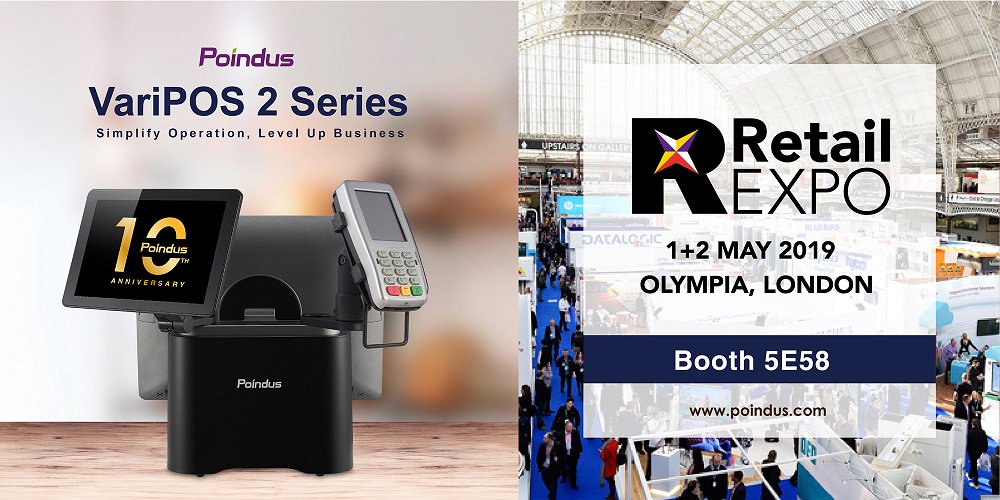 Poindus_POS's tweet photo. Visit Poindus @TheRetailEXPO 5E58
We're introducing the new #VariPOS 2 Series & Product AI tech featuring product & face recognition. #RetailEXPO, combines 3 leading retail exhibitions, a breathtaking view of tomorrowβs retail market
#RBTE #RBTE2019 #RetailEXPO2019
#Retail #POS https://t.co/dGu48t3Gni