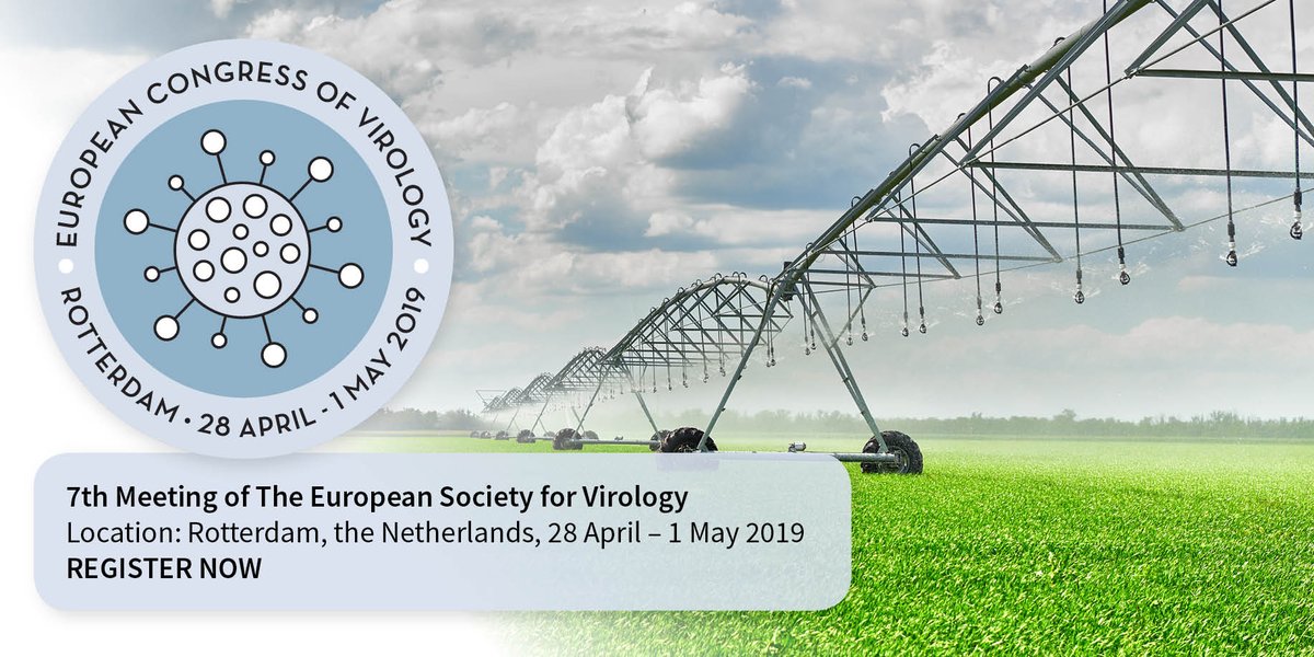 Share your knowledge about emerging #viruses in irrigation waters at #ECV2019Rotterdam 28 April - 1May in The #Netherlands REGISTER NOW: ecv2019.com #virology #Virome #microbiome