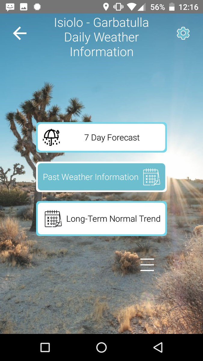 amfratech's tweet photo. #myAnga Observed weather data for Isiolo County Garbatulla Ward. Some rainfall experienced over the last few days. @isiolo011 @MarsabitGov Leveraging on ICT for early warning systems. Download #myAnga for agri-weather advisory at your fingertips! #WeatherPrecision @CTAflash https://t.co/9VclZEJDH8