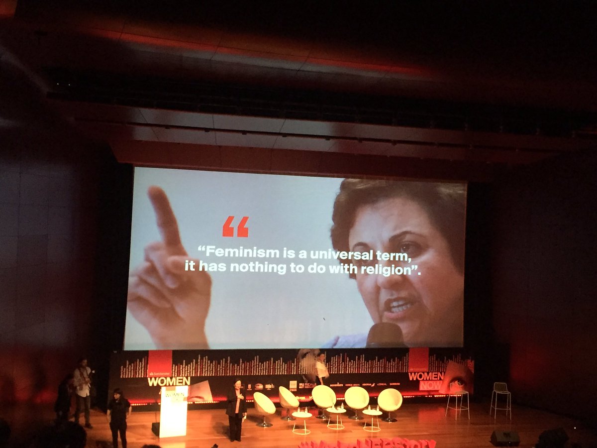 marusuarezrp's tweet photo. ‘La cultura patriarcal abusa de la religión para justificarse.
La primera en pecar fue una mujer y por ese Pecado toda la humanidad fue excluida del paraíso.’
Shirin Ebadi primera mujer musulmana en recibir el @NobelPrize de la Paz. #MakeHerstory https://t.co/ijqgt0oJRp
