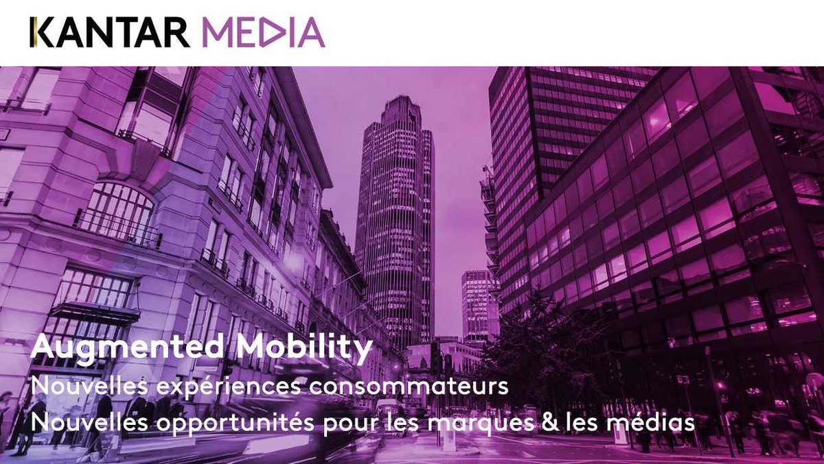 KantarFR's tweet image. Augmented Mobility: Nouvelles expériences consommateurs et opportunités pour les #marques &amp;amp; les #médias.
L’étude de @Kantar_Media analyse les changements en cours et à venir en termes de mobilité urbaine et périurbaine.
#AugmentedMobility #Innovation
kantarmedia.com/fr/blog-et-res…