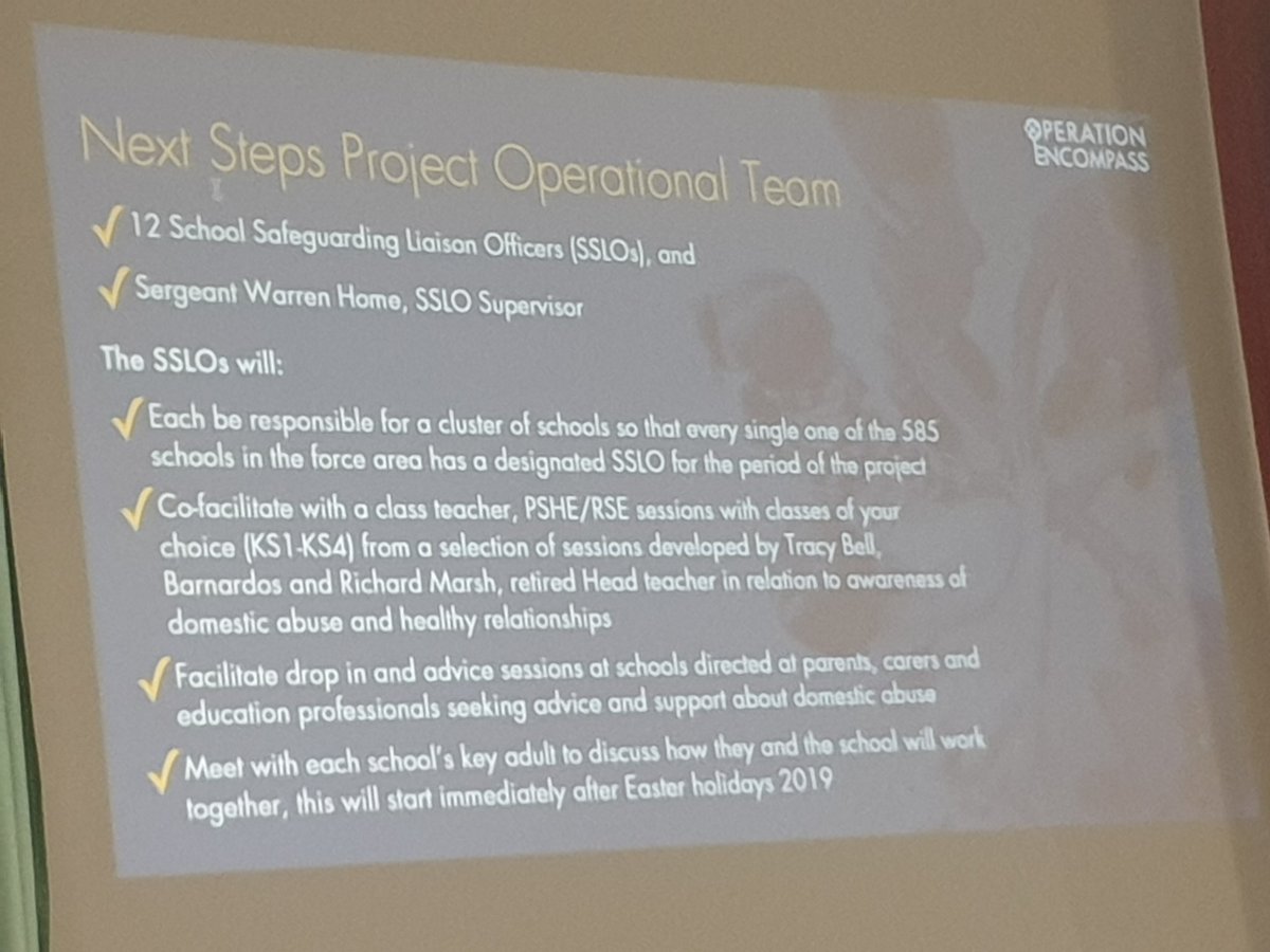 GatesheadSafe's tweet image. Next steps: 12 School Safeguarding Liaison Officers across the region.. #OpEncompass