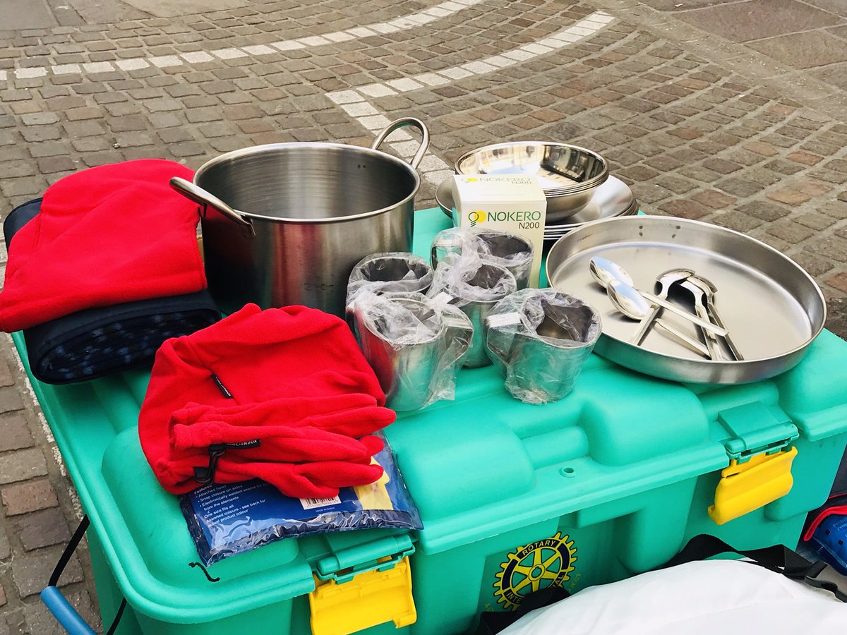 Helping the Rotary Club of Jersey on King Street by Voisin today.  Collection in aid of those affected by Cyclone Idai.
The Rotary Club plans to send Shelter boxes which include tools, cooking equipments, water filtering, tents, dry clothes, sleeping bags and other survival kits.