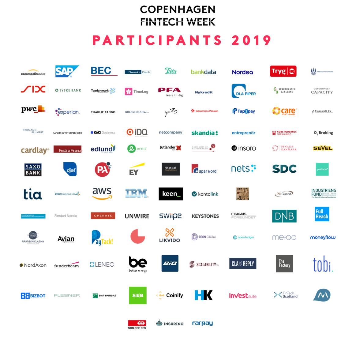 Hundreds of people have already signed up for the #cphftweek 2019, and the countdown for half-priced Early Bird Tickets has begun. Buy your ticket today and get the chance to meet all of these cool companies!

🎫Ticket sale: cphfintechweek.com/pages/buy-tick…
#fintech #globallab