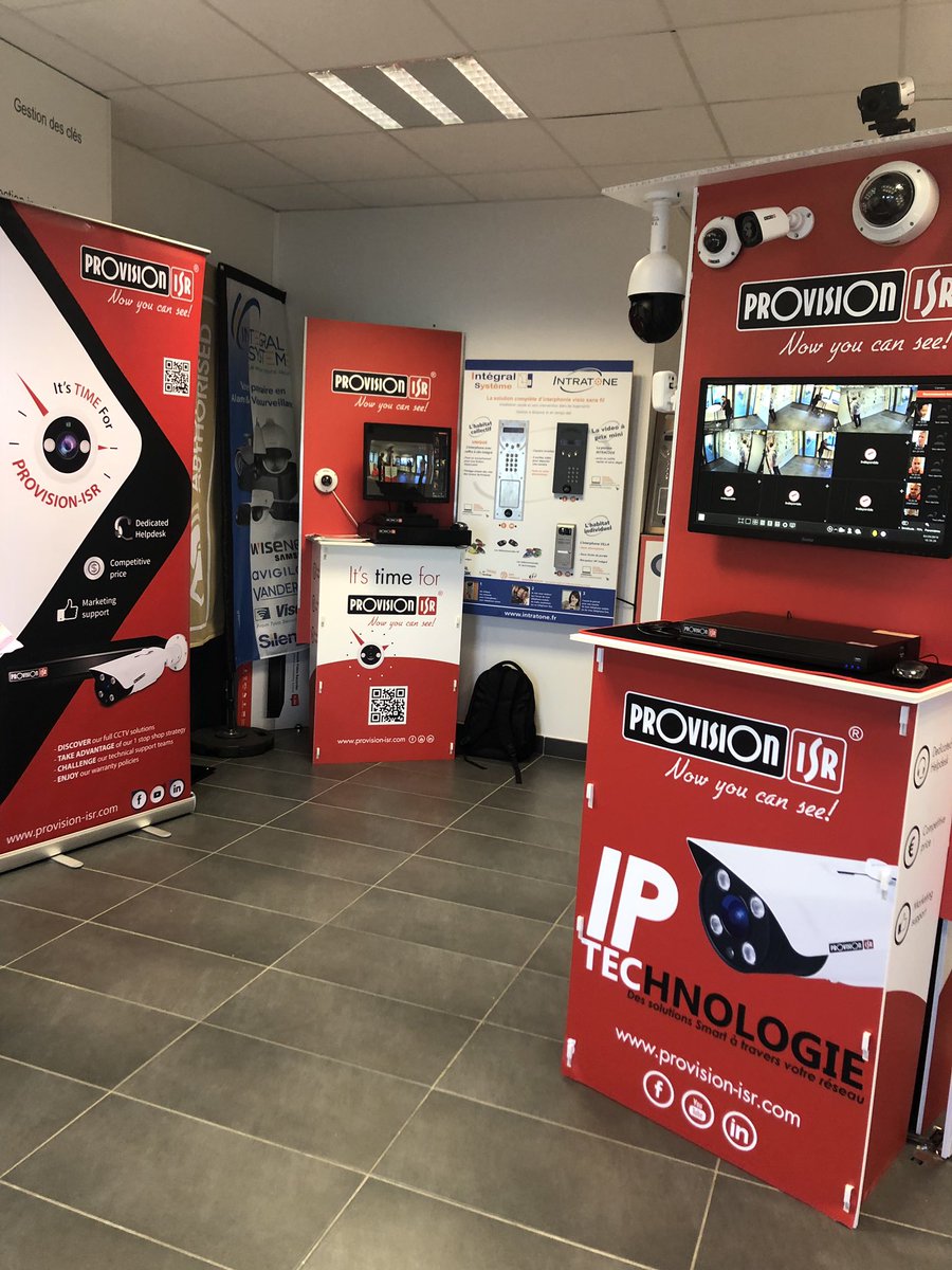 ProvisionISR_FR's tweet photo. Nous sommes aujourd’hui à l’agence de Lyon chez notre partenaire @IntegralSysteme ! Si vous êtes dans les environs, venez nous rencontrer 👋 #Videosurveillance #cctv #provisionisr https://t.co/Ash1CZVx8L