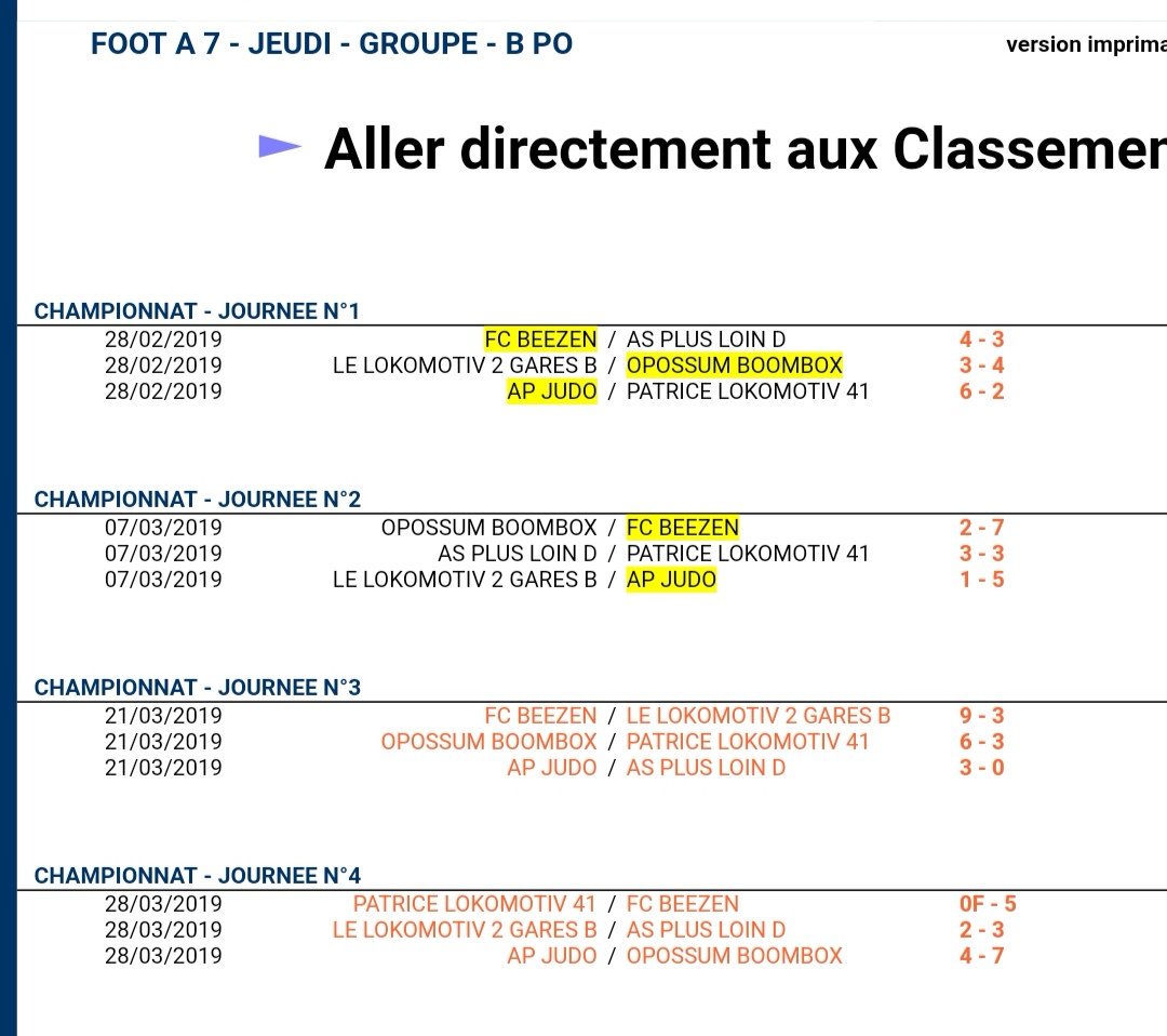 arassuo's tweet photo. Excellente opération de #FCBeezen hier soir qui s'empare de la tête de classement des #Playoffs POB avec 4/4✌️. Un forfait de l'adversaire hier soir remplacé par un super match d'application.
Félicitations @BeezenOfficiel pour cette montée en division A de #fsgt75
#FSGT
#FootA7 https://t.co/s9U8VCkYWf