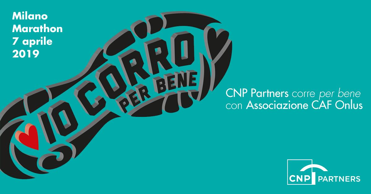 Domenica 7 Aprile, per il terzo anno consecutivo, CNP Partners partecipa alla #MilanoMarathon! Con l'iscrizione contribuiremo al progetto di accoglienza e cura dell'<a href="/associazionecaf/">Associazione CAF</a>