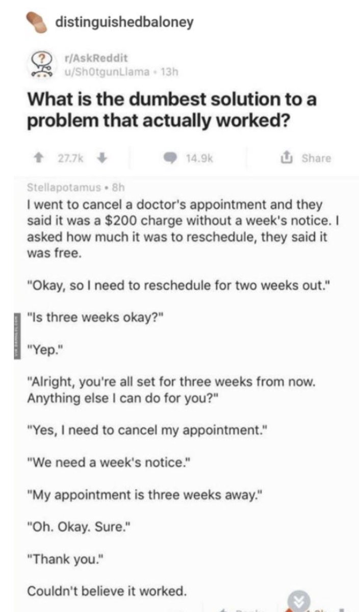 Who said problem-solving had to be complex? We like this clarity of thought. Enjoy your #Friday! #winning