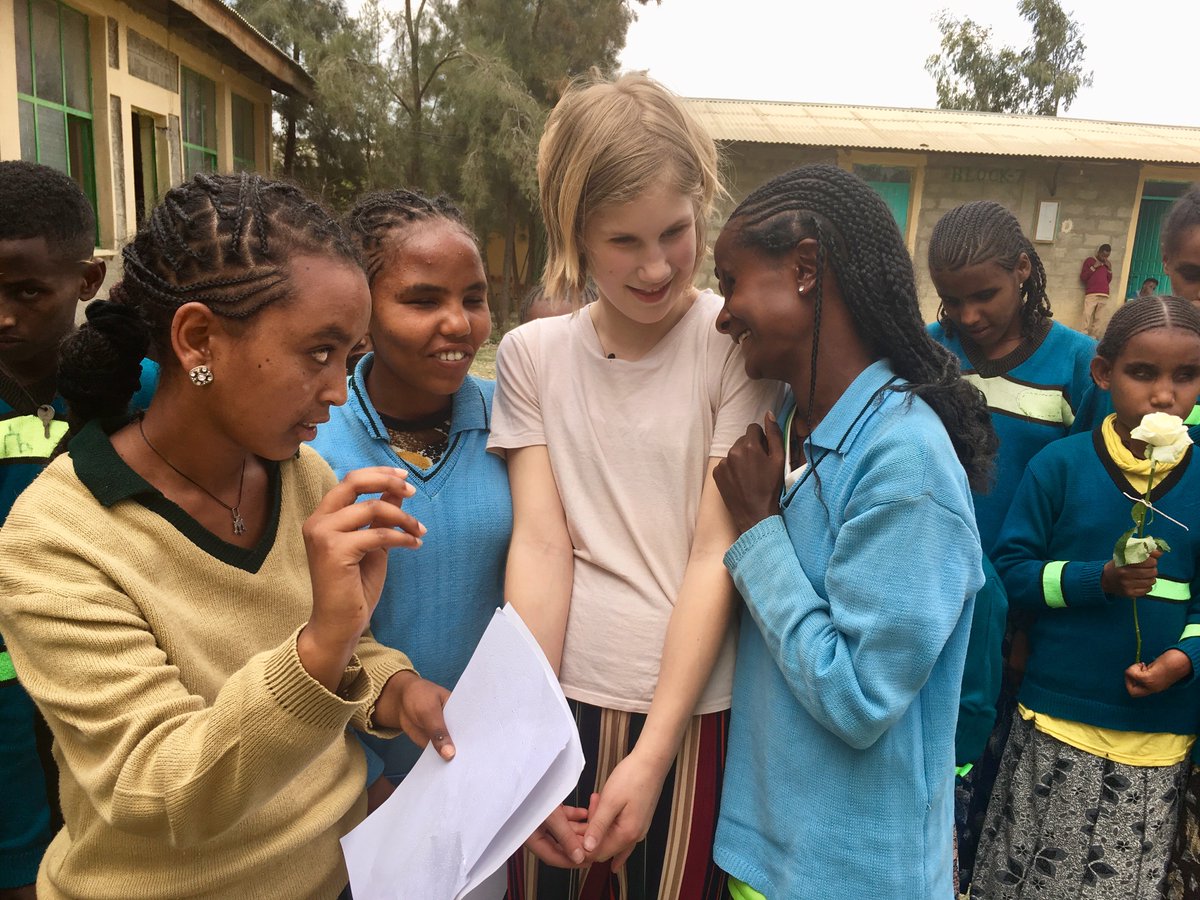 KESBath's tweet photo. As we come to the end of KES Aid Week, read how Hester &amp; Lily recently ran the WOMEN FIRST 5k run in Addis Ababa to raise money for the Mekele School for the Blind in Ethiopia.  https://t.co/KI4e61YuBe https://t.co/726WWUYuMr