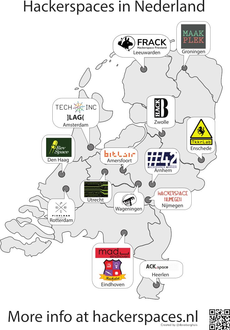 NLHackers's tweet image. Morgen vanaf 11:00 houden alle hackerspaces in nederland open dag, check hackerspaces.nl/open-dag/ voor het programma van de hackerspace bij jouw in de buurt.